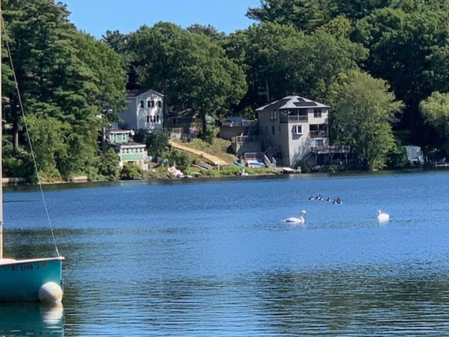 אמסבורי Lake Attitash Waterfront W/ Private Dock מראה חיצוני תמונה